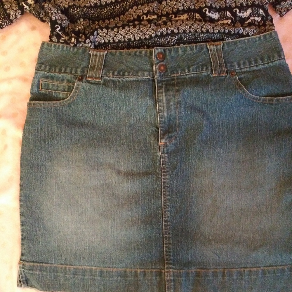 Jean skirt